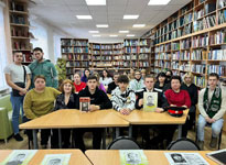 Вечер памяти героев в Брюховецкой межпоселенческой центральной библиотеке (Краснодарский край), февраль 2023