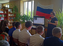 Библионочь в Хотынецкой районной библиотеке (Орловская область). Май 2023