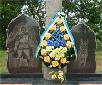Мемориальный комплекс в селе Легедзино Тальновского района Черкасской области, Украина